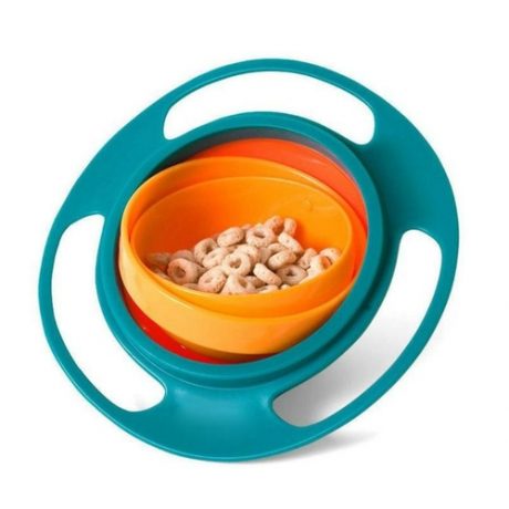 360 Rotate Spill Proof Gyro Bowl Dishes