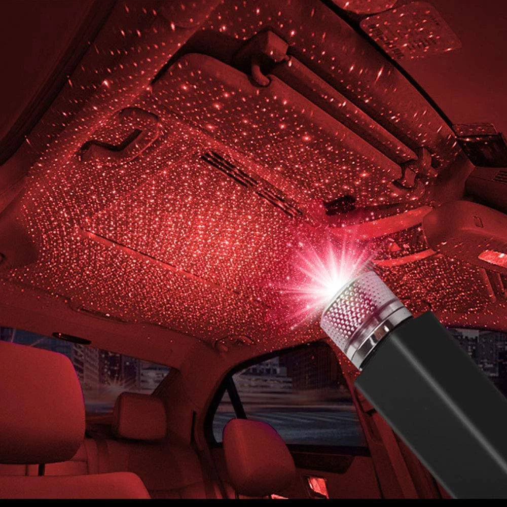 USB Star Projector Night Light Car Roof Lights,